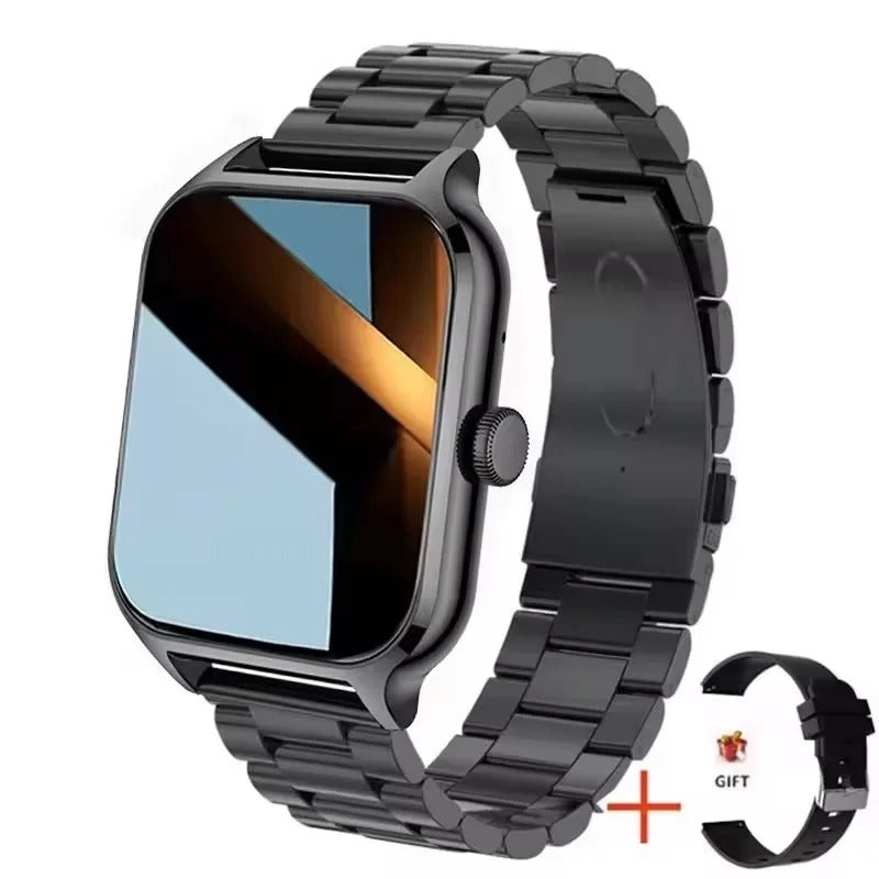 2025 Smart Watch Women 2.01" Full Touch Screen Heart Rate Tracker Bluetooth Call Waterproof Sport Smartwatch Men