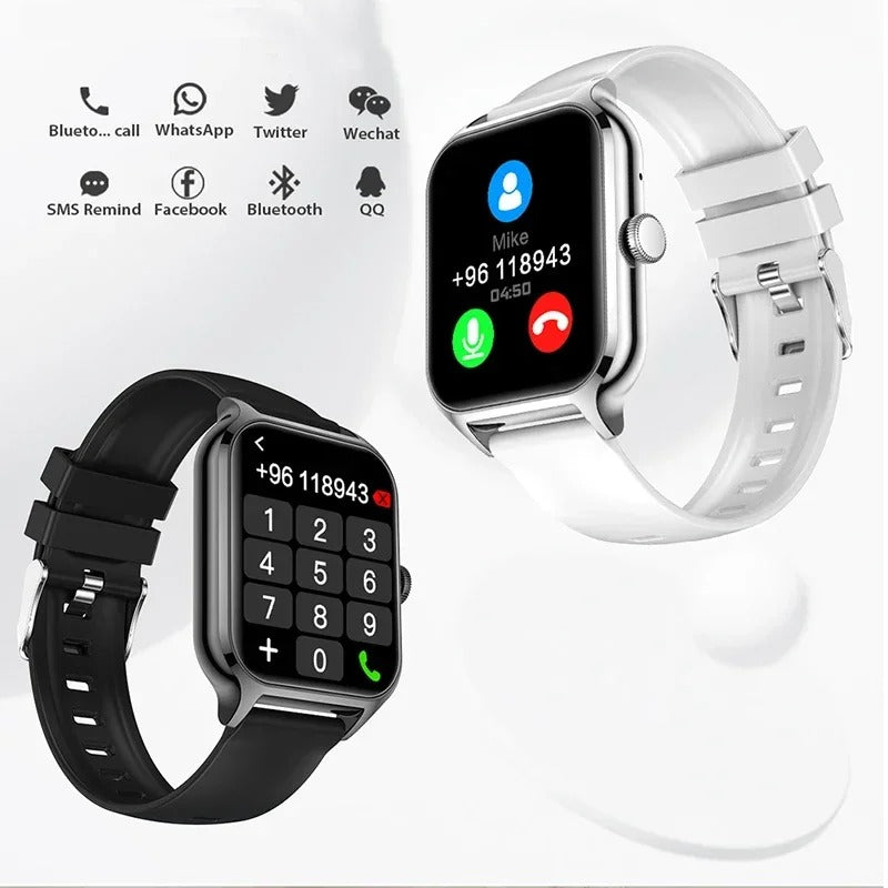 2025 Smart Watch Women 2.01" Full Touch Screen Heart Rate Tracker Bluetooth Call Waterproof Sport Smartwatch Men