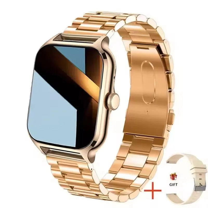 2025 Smart Watch Women 2.01" Full Touch Screen Heart Rate Tracker Bluetooth Call Waterproof Sport Smartwatch Men