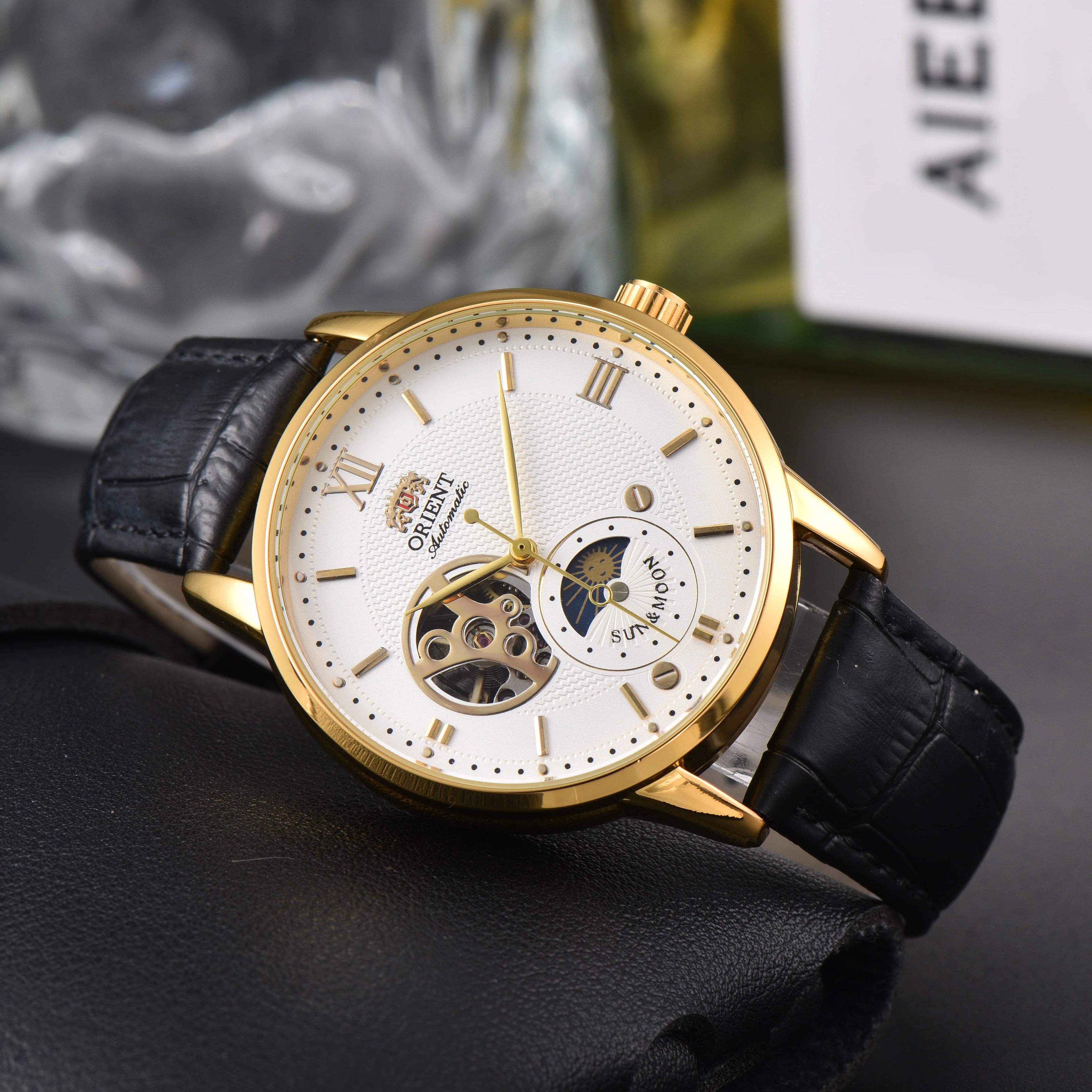 Fashion Men Watch Fashion Top Luxury Sport Men's Wristwatch Waterproof Luminous Leather Date Quartz Watches Man