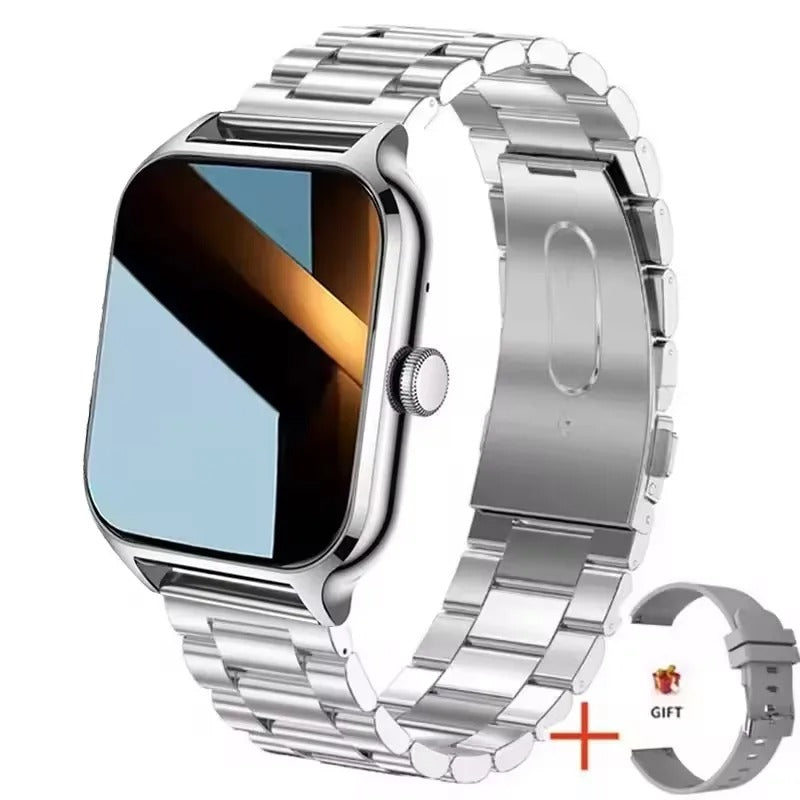 2025 Smart Watch Women 2.01" Full Touch Screen Heart Rate Tracker Bluetooth Call Waterproof Sport Smartwatch Men