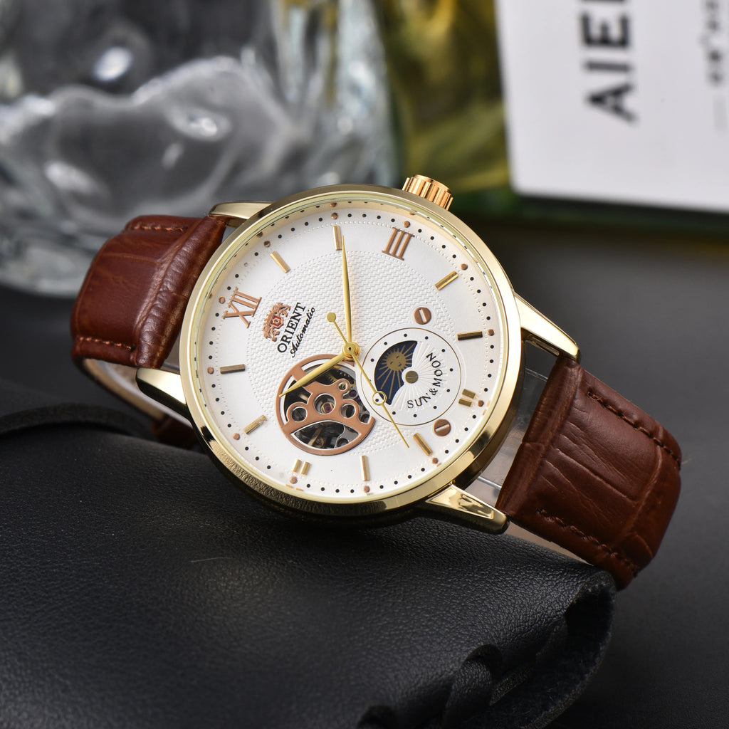 Fashion Men Watch Fashion Top Luxury Sport Men's Wristwatch Waterproof Luminous Leather Date Quartz Watches Man