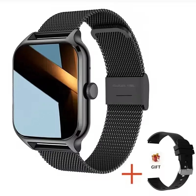 2025 Smart Watch Women 2.01" Full Touch Screen Heart Rate Tracker Bluetooth Call Waterproof Sport Smartwatch Men