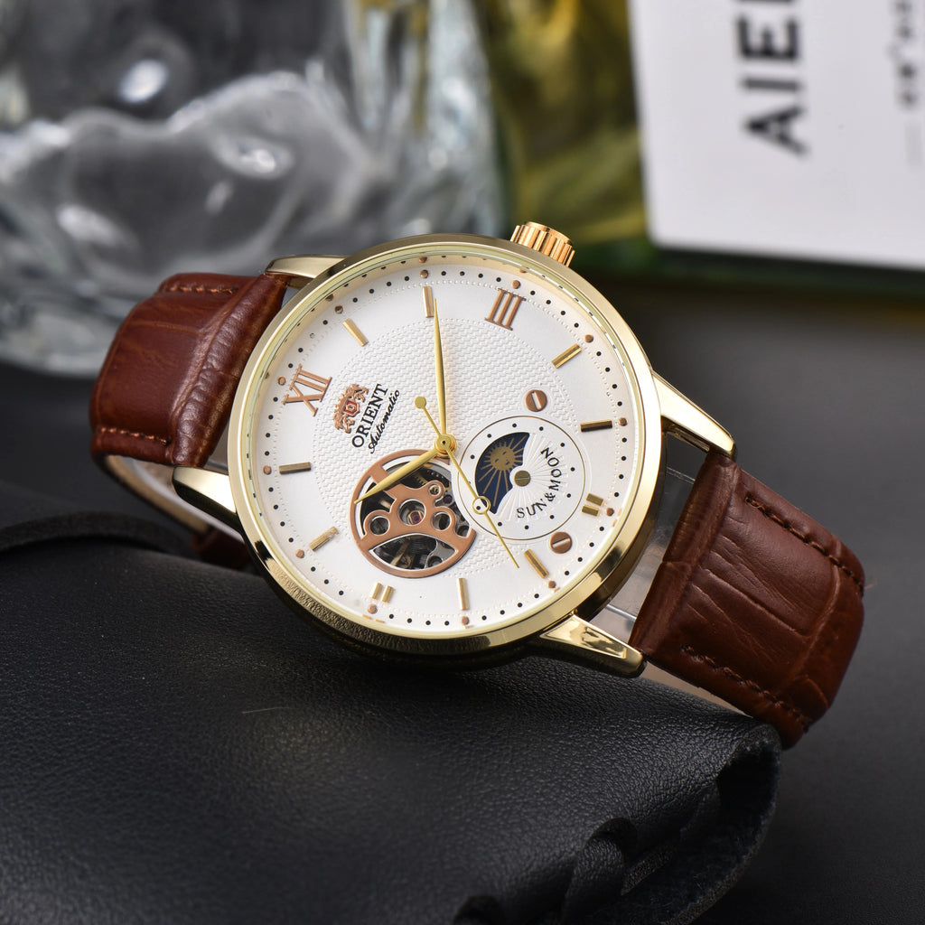 Fashion Men Watch Fashion Top Luxury Sport Men's Wristwatch Waterproof Luminous Leather Date Quartz Watches Man