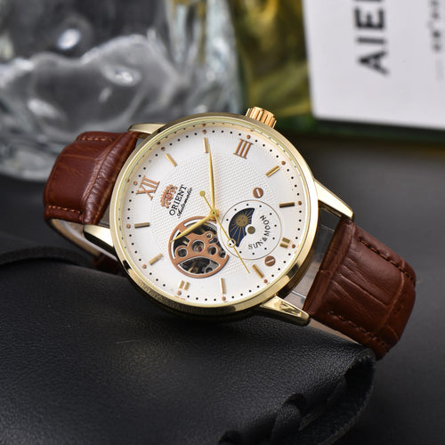 Fashion Men Watch Fashion Top Luxury Sport Men's Wristwatch Waterproof Luminous Leather Date Quartz Watches Man